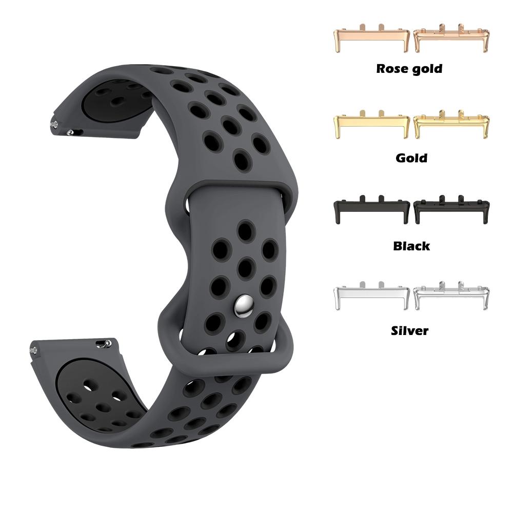 Two Tone Strap for Samsung Galaxy Watch Fit3 Breathable Round Hole Band Suitable for Samsung Galaxy Watch Fit3 Smartwatch Correa