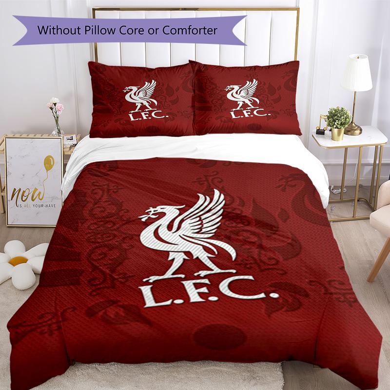 Liverpool Comforter Cover Set Perfect For Bedrooms Machine Washable Christmas Gift