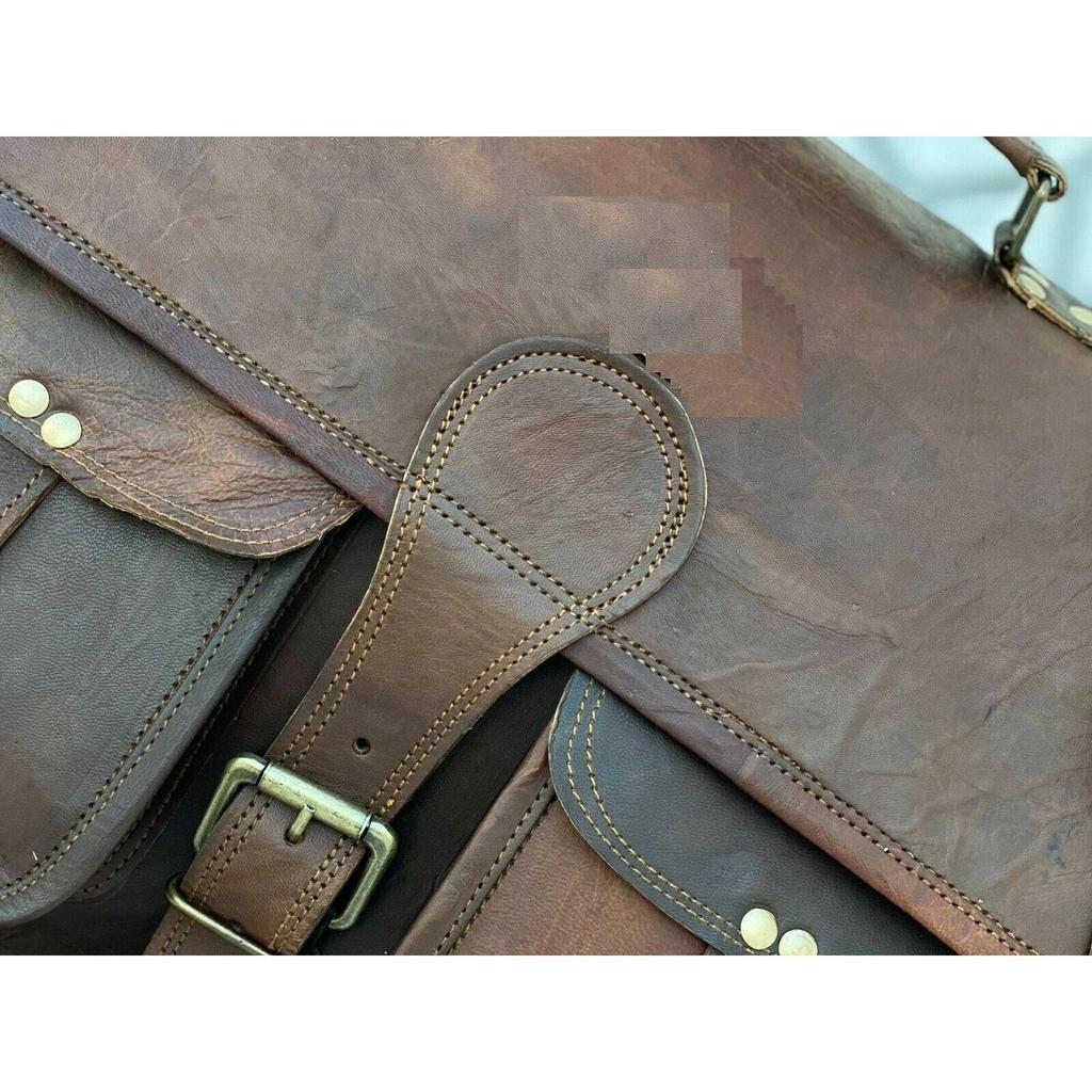 Handbag Shoulder Laptop Messenger Satchel Bag (Travel Case) Leather Men's