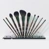 Animal Hair Makeup Brush Set: Contour, Blush, Highlight, Eyeshadow, and Blending Brushes