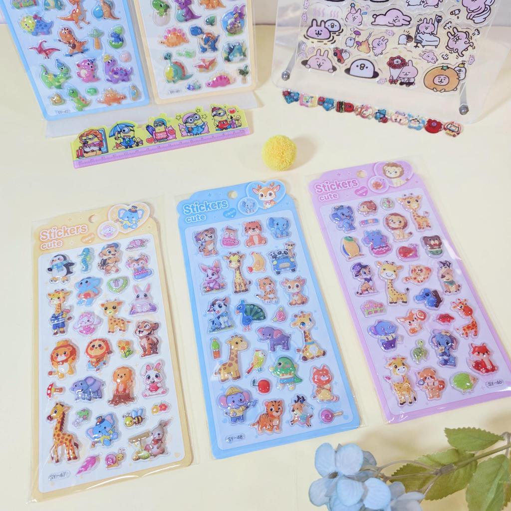 3D Sanrio Cartoon Stickers: Cute Educational & Decorative Phone Case Embellishments for Kids