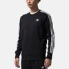 Adidas Round Neck Pullover Sweatshirt Men Tops Black S98803