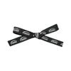 Emis New Logo Ribbon Hair Clip Black