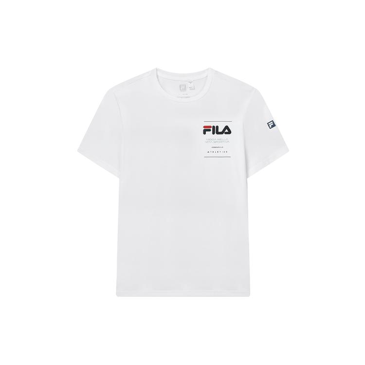 FILA Set-in Sleeve T-Shirt Men s Jade White A11M321199AWT XXXL