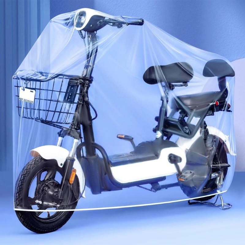 Housse de Pluie Imperméable pour Moto Scooter Protection Extérieure contre le Soleil Anti-poussière Protecteur