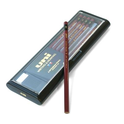 Mitsubishi Pencil Uni 4B U4B Pencils, 12-Pack,