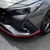 Kohlefaser Front-Nebelscheinwerfer Luftauslass Lüftungsschlitz Verkleidung Für Hyundai Elantra CN7 N -2025 Exterieur Zubehör
