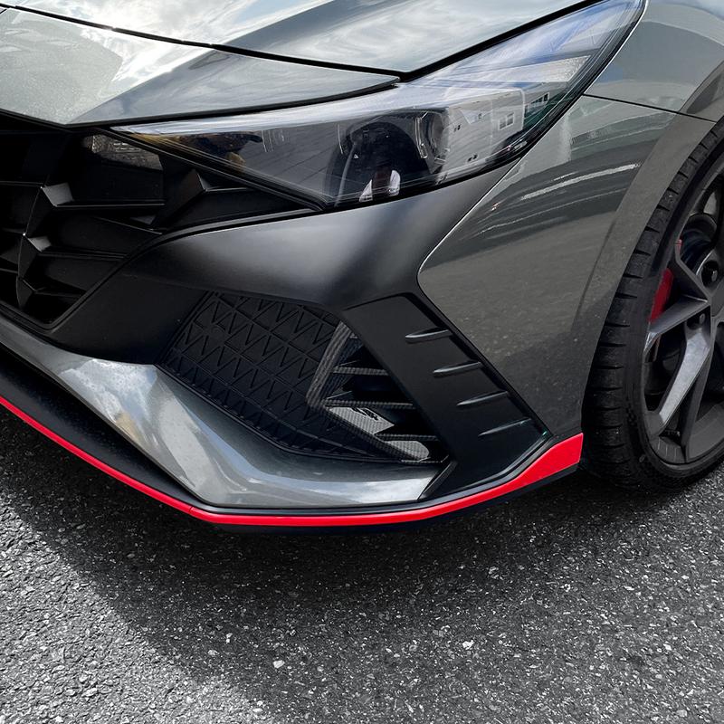 Kohlefaser Front-Nebelscheinwerfer Luftauslass Lüftungsschlitz Verkleidung Für Hyundai Elantra CN7 N -2025 Exterieur Zubehör