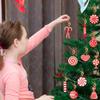 Christmas Cartoon Gingerbread And Candy Ornaments Party Gift Set Christmas Tree Decorations