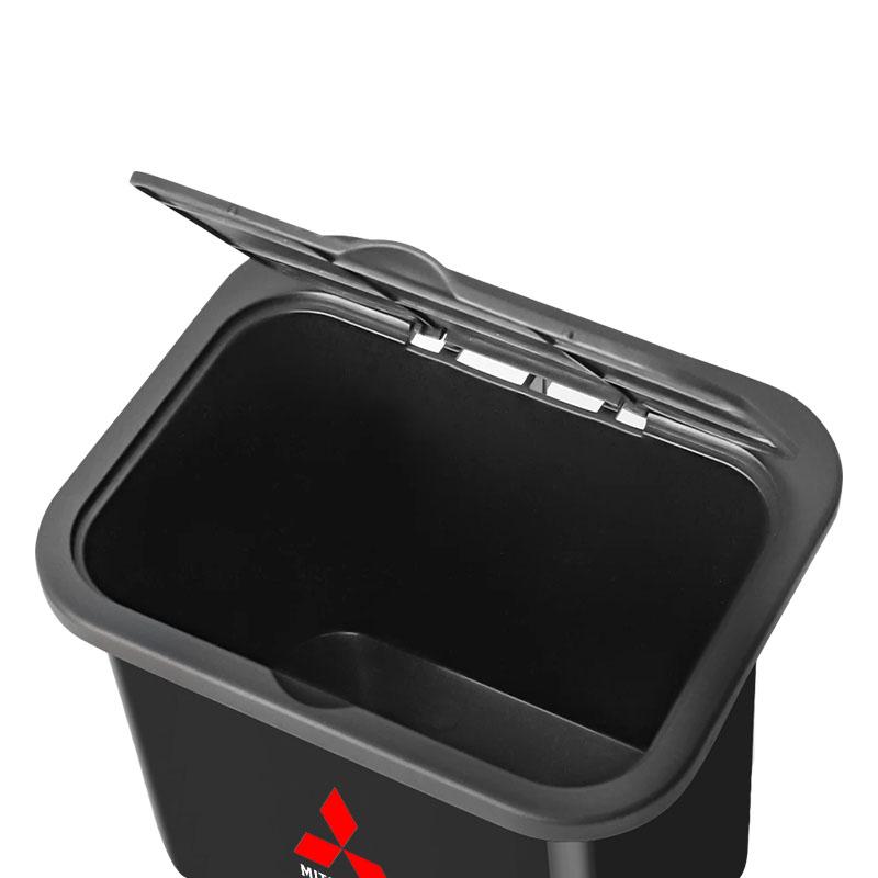 Car Seat Back Hanging Trash Can Storage Case Rear Row Organizer For Mitsubishi Outlander Lancer 10 9 ASX RALLIART Eclipse L200 Pajero