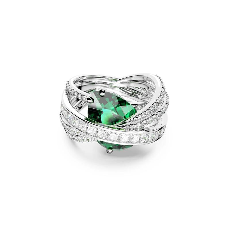 Swarovski Hyperbola Hyperbola Cocktail Ring Women s Silver Silver 50