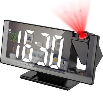 Multifunkční LED projekční hodiny s barevným displejem a chytrým budíkem pro studenty.