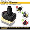 Battery Adapter for Dewalt 20v Convert To for Dewalt 12V-14.4V Ni-MH Battery, Convert for Dewalt 20v Battery To 12V-14.4 Ni-MH Battery Tools(Only