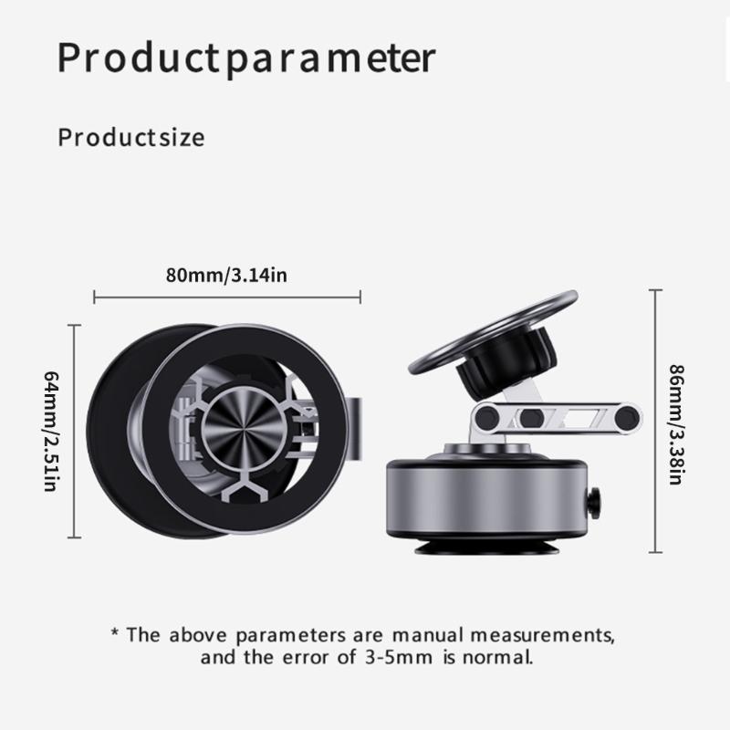 Car Mount Bracket Rack 360 Degree Rotation Nonslip Adjustable Windshield Dashboard Stand for Phone Navigation Travel Use