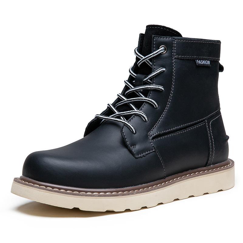Extra Large Size Men's Shoes 2025 Spring and Autumn New Retro Martin Boots American Short Boots Outdoor Tooling Boots