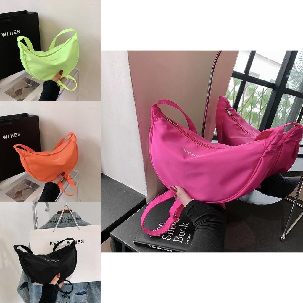 Stylish Nylon Small Shoulder Bag Chic Urban Design Underarm Bag For Women 2023