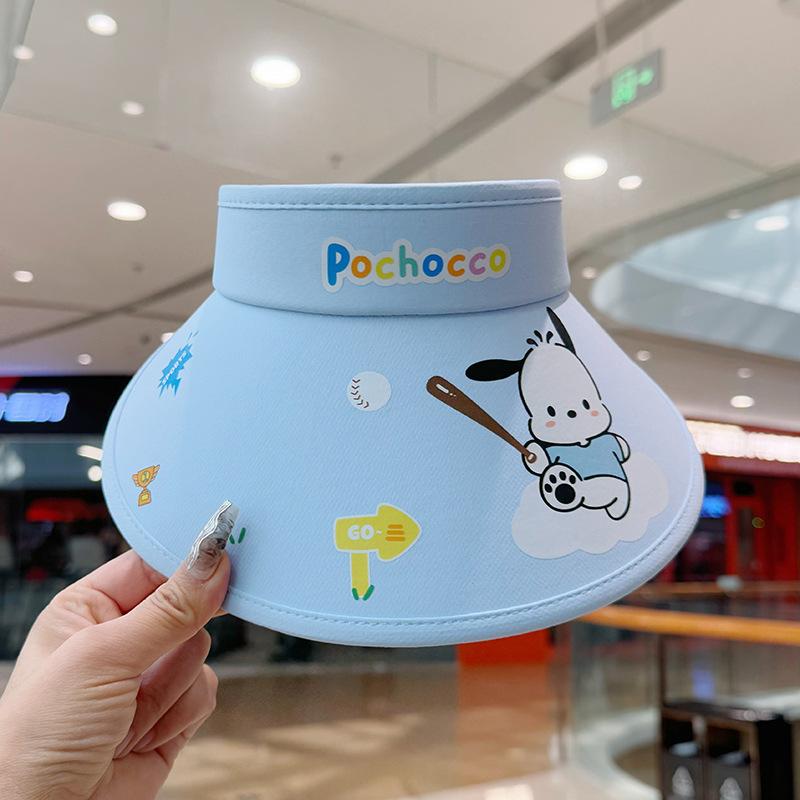 Children's Hat Girl Cartoon Big Hat Brim Sun Protection Hat Little Girl Outdoor Summer Sky Top Sun Hat