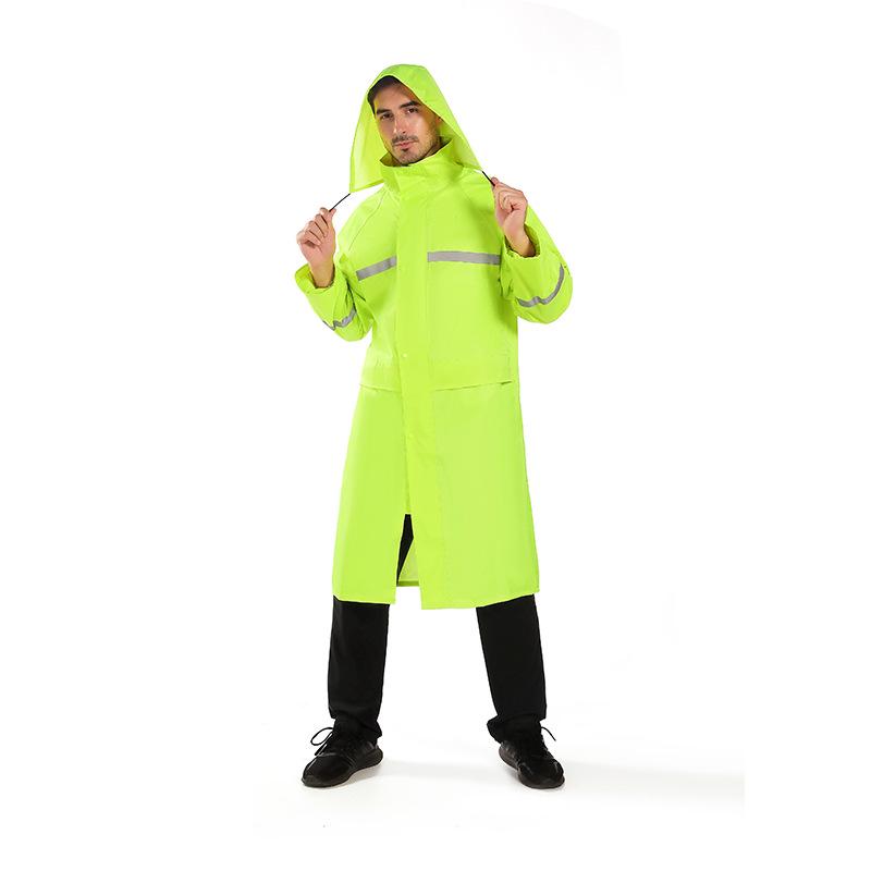 Men's Fluorescent Green Stormproof Reflective Cycling Jumpsuit