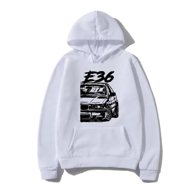 2025 Autumn/Winter Men's New Car Printed Hoodie Fashion High Quality Hip Hop Holiday Pure Cotton Pullover Sweatshirt Large Size