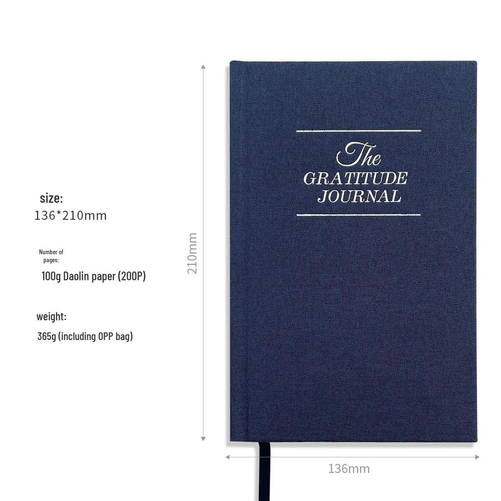 Cross-Border Gratitude Journal & Planner - Linen Fabric