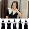 Embroidery Detachable Shirt False Collar Wraps Mini Cape Doll Fake Collar Women Shawl Fake Collar