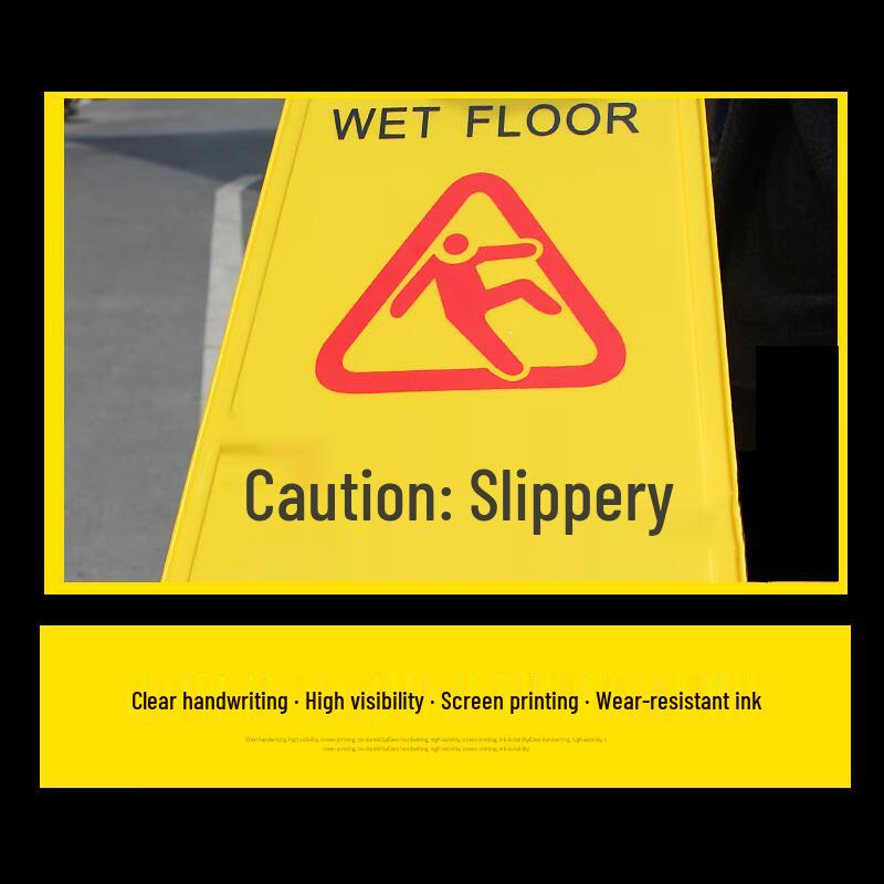 Heavy-Duty A-Frame Caution Steps Warning Sign