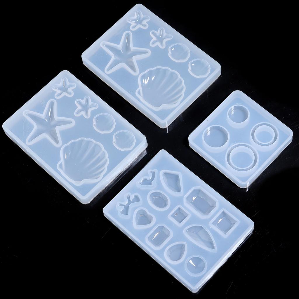 Earring Pendant Silicone Mold Shell Starfish Dolphin Epoxy Resin Mould For DIY Ornaments Necklace Charms Epoxy Resin Crafts