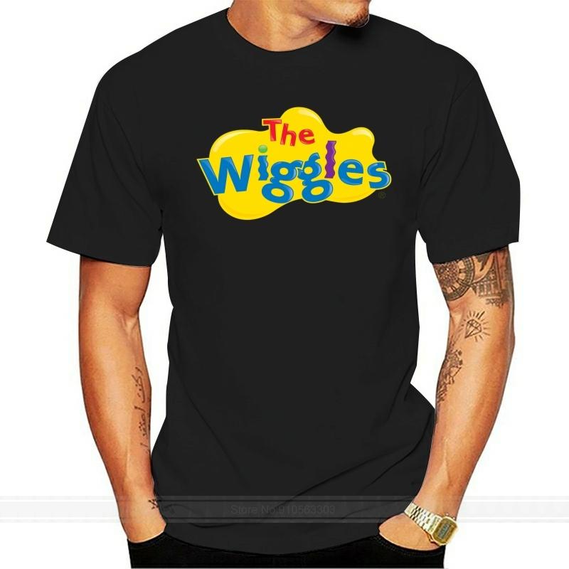Camiseta con Logo de The Wiggles s para hombre estampado divertido tops para mujer camiseta Casual cuello redondo camisetas