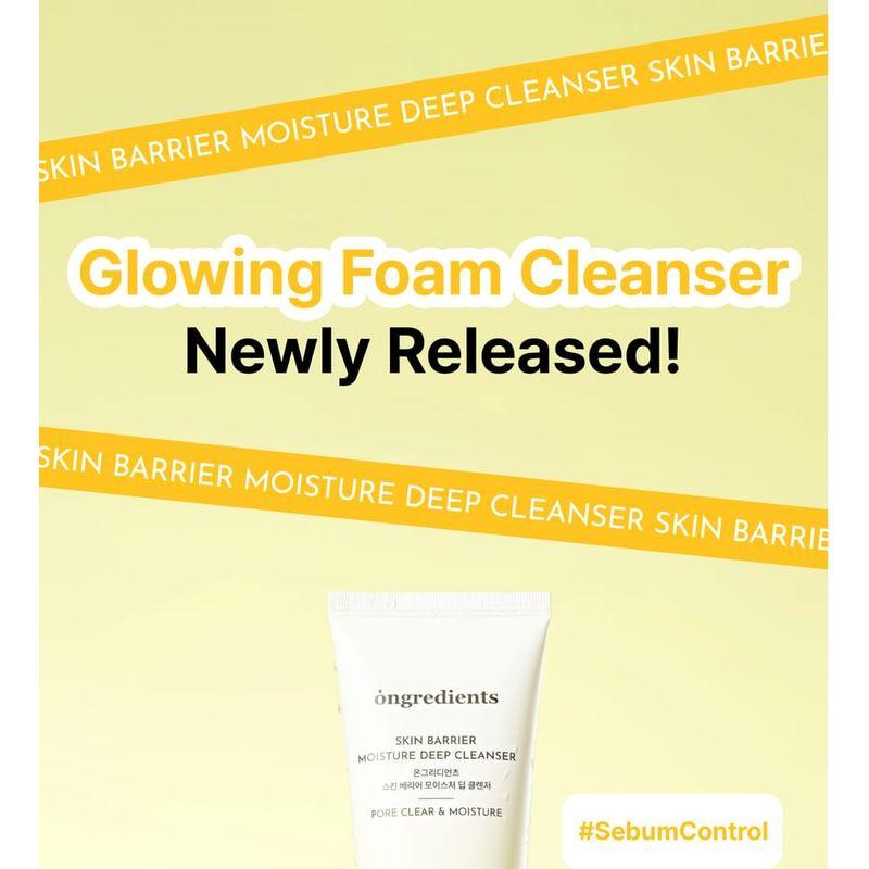 ongredients - Skin Barrier Moisture Deep Cleanser