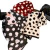 Korean Double-sided Knitted Scarf with Large Wave Dots, Women's Autumn and Winter Literary Sense, Warm and Cold-proof Scarf, Lazy Wind