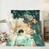 The Summer Hikaru Died Throw Soft Flannel Blanket Warm Knee Skin-Friendly Throw for Sofa Office Bed Traveling Winter Oversize