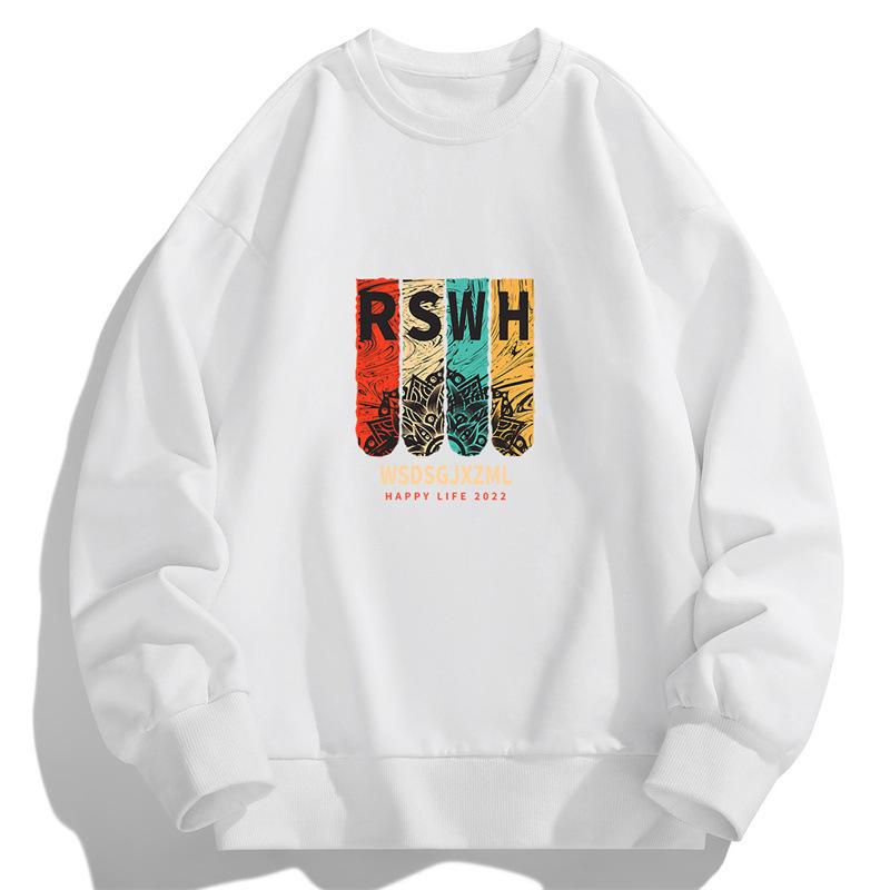 

Футболка с длинными рукавами на осень и весну, мужская рубашка-свитер, мужской свитер с круглым вырезом, мужской свитер M