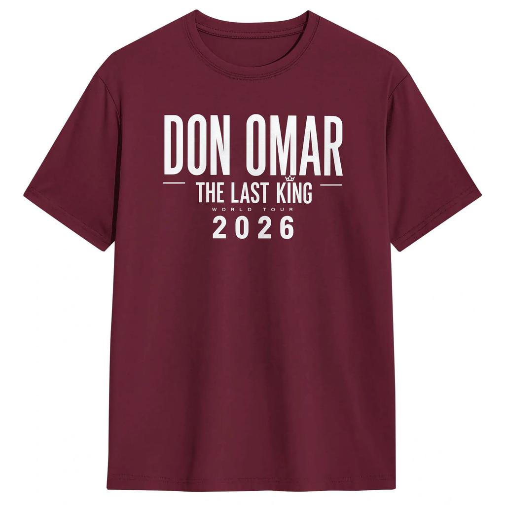 Magliette Rapper Don Omar Per Unisex Divertenti Cotone Maglietta Girocollo Manica Corta Taglie Forti