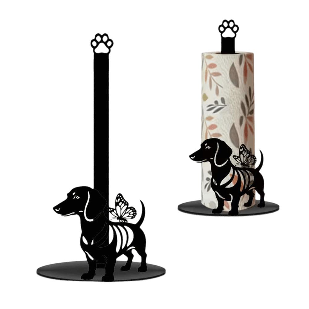 Acrylic Wood Base Christmas Paper Towel Holder Kitchen Roll Dispenser Christmas Holiday