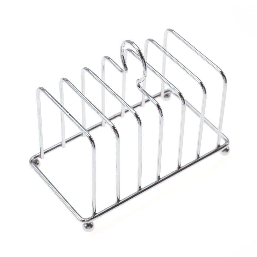 Stainless Steel Toast Bread Rack Space Saving Bread Cooling Rack New Bread Holder  Home Kitchen