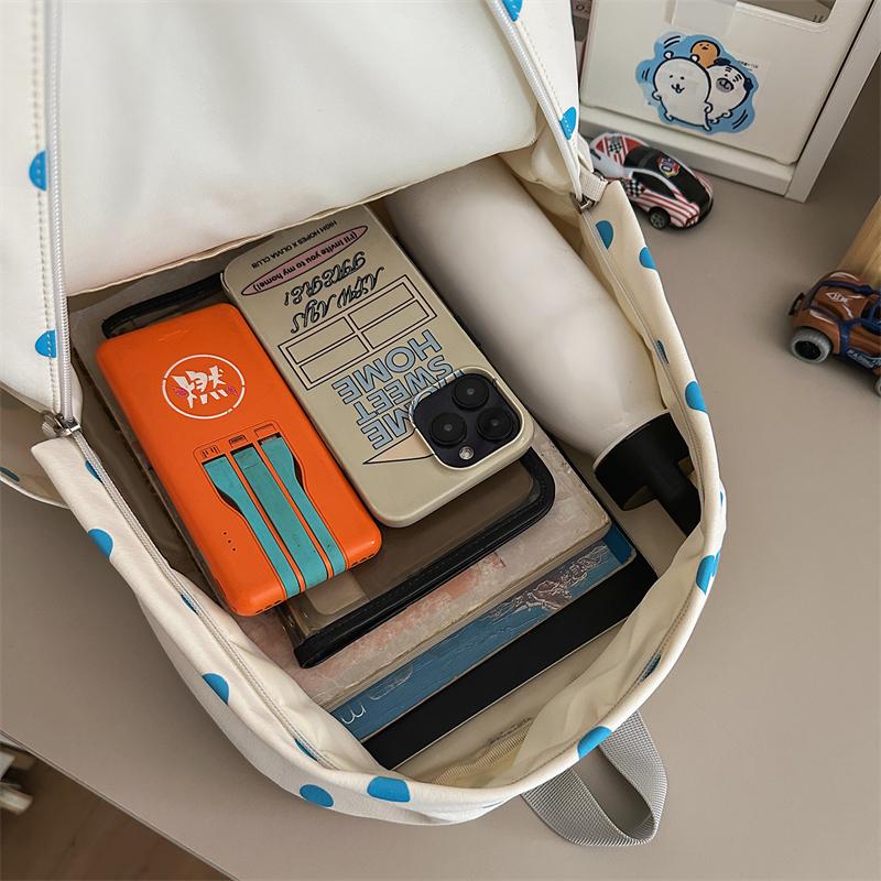 Pendler Rucksack Damen Punkt Rucksack Schüler Schultasche