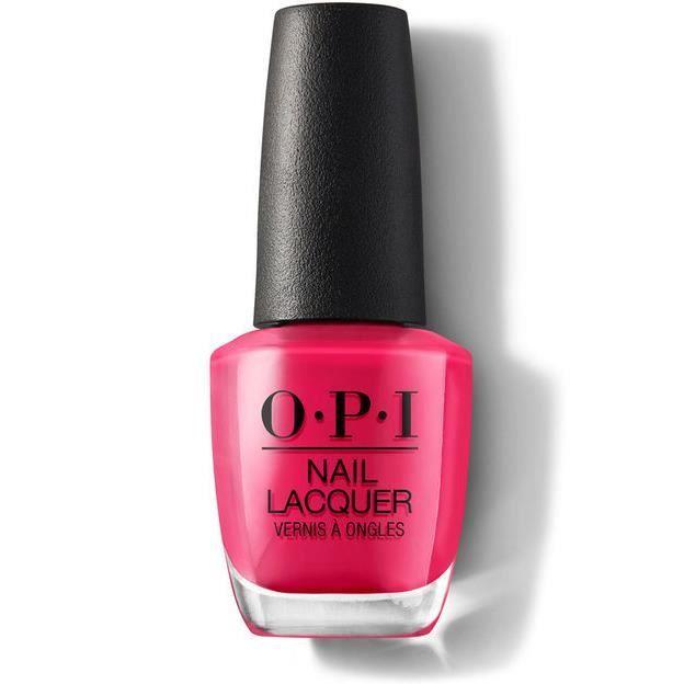 Vernis à ongles - opi - she's a bad muffuletta! N56 - 15 ml - rouge - rose