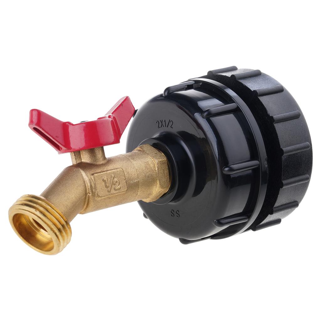 IBC Tote Adapter S60x6 Brass Water Nozzle For Garden Hose Garden Hose Connector