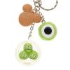 Disney Park Food Keychains (3 Pieces): Mickey Waffle, Little Green Bun, and Mickey Burger. Tokyo Disney Resort Disneyland TDR Keychains