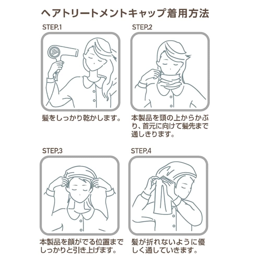 Silk Blend Night Treatment Cap [sunayama]