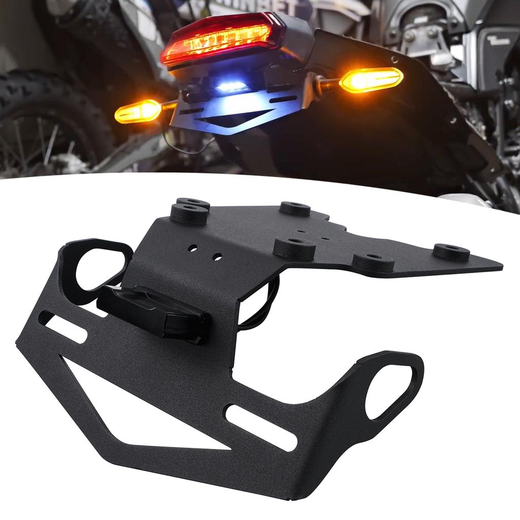 Fits 2019-2024 Tenere 700 Tail Tidy Bracket Motorcycle License Number Plate Holder for Yamaha Tenere 700 XTZ700