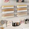 1/2Pcs Nail Polish Display Rack Transparent Acrylic Storage Holder Art Tools Lipstick Organizer Wall-Mounted Shelf
