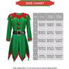 6 Pack Christmas Elf Costume Velvet Xmas Suit Christmas Cosplay Clothing Green Parent-Child Girl Fancy Dress Christmas Cosplay