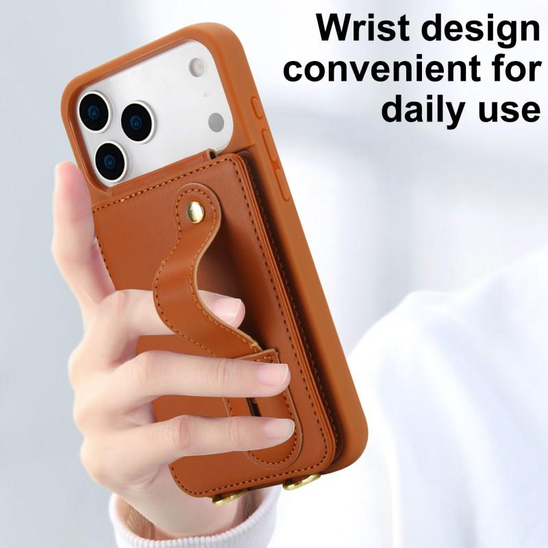 Slim Shockproof Phone Case With Crossbody Strap IPhone 17 Pro Max Silicone Back Cover Anti-Drop Protection Multiple Colors
