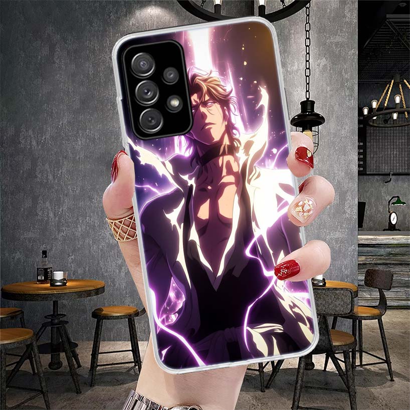 Aizen Sousuke Bleach Soft Phone Case For Samsung Galaxy A13 A14 A15 A16 A17 A53 A54 A55 A56 A57 A33 A34 A35 A36 A37 A23 A24 A25