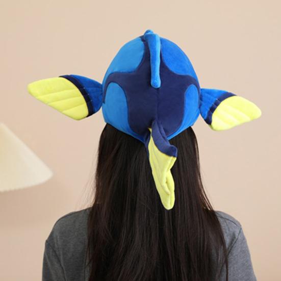 Fisch Kopfbedeckung Cartoon Meeres Tier Themen Hut Einzigartiges Performance Kostüm Festival Foto Requisiten für Geburtstagsfeier