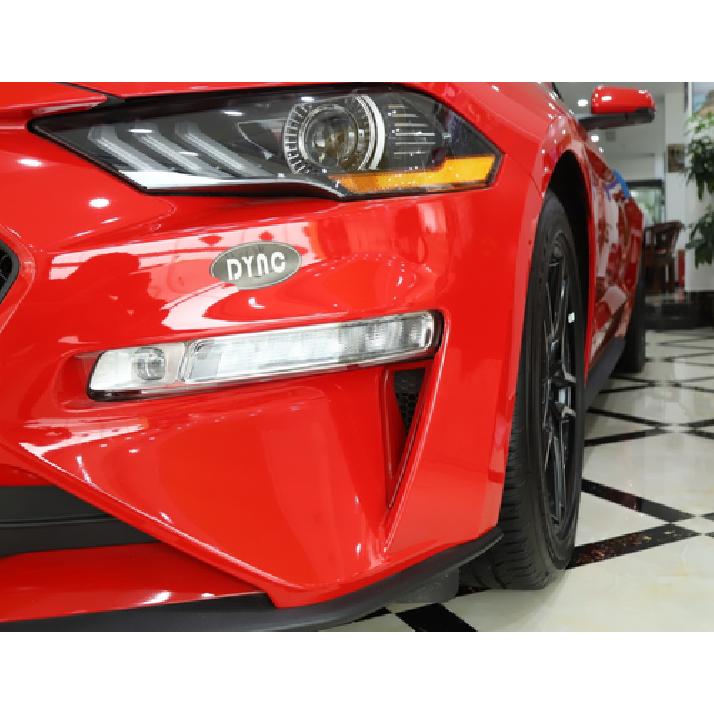 Front Daytime Running Light Frame Trim Cover for Ford Mustang 2018   Red