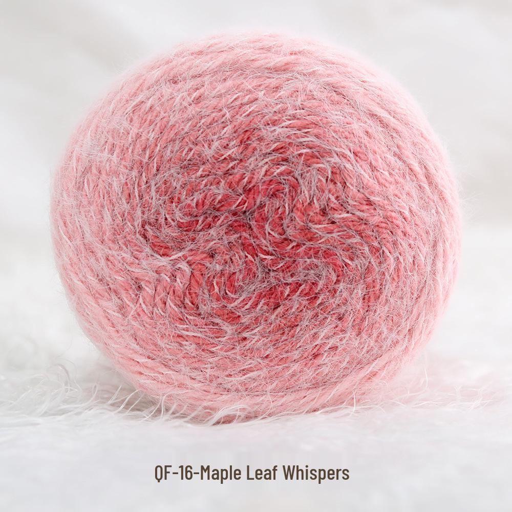 Gradient Long Pile Yarn Cake for Hand-knitting: Scarf, Clothing, Bouquets, and Seven-Star Blanket Materials