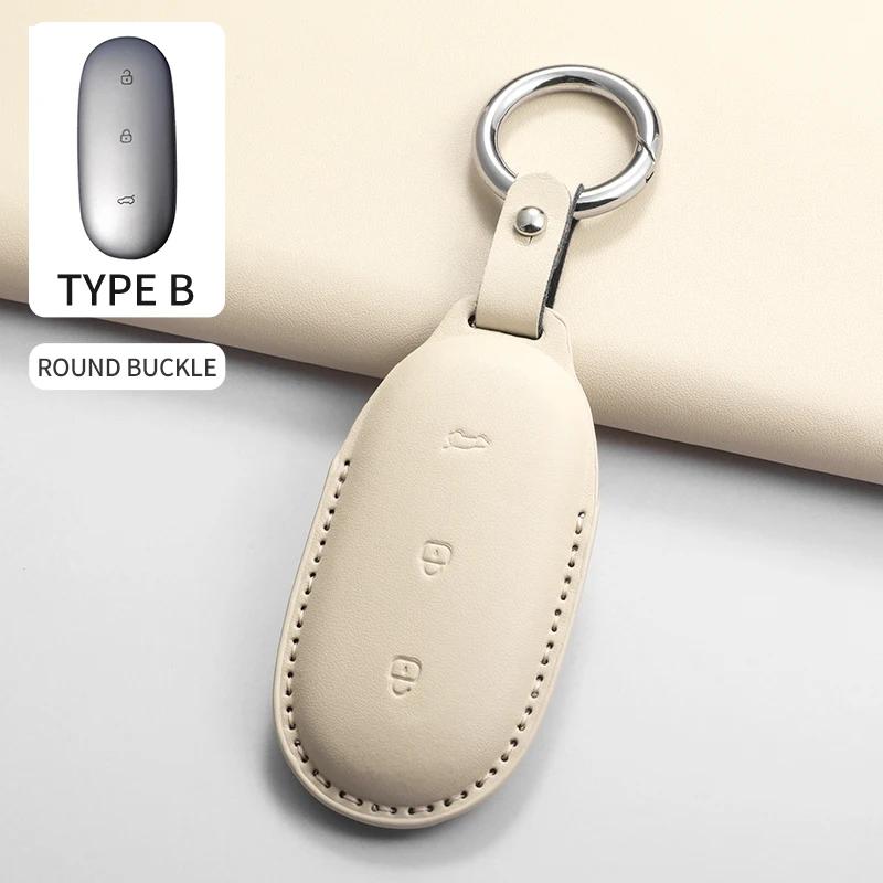 For Lixiang L9 L8 L7 L6 Remote Control Protect Cover Durable Accessories Pu Leather Car Key Case Cover