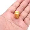 uxcell Set Aluminum Potentiometer Inner Diameter x Outer Diameter x Universal Control Knobs for Guitar and Oval Gold Finish 8-Piece Knobs, 1/4" (6mm)